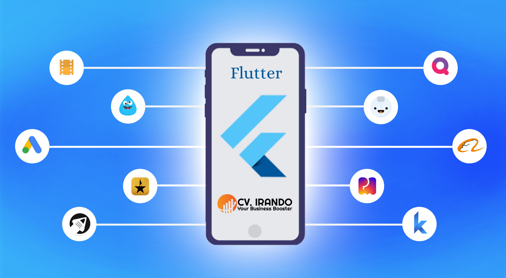 How to change app icon in flutter with android studio - CV.Irando