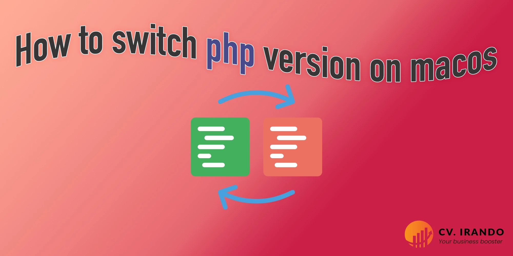 How to switch php version on macos