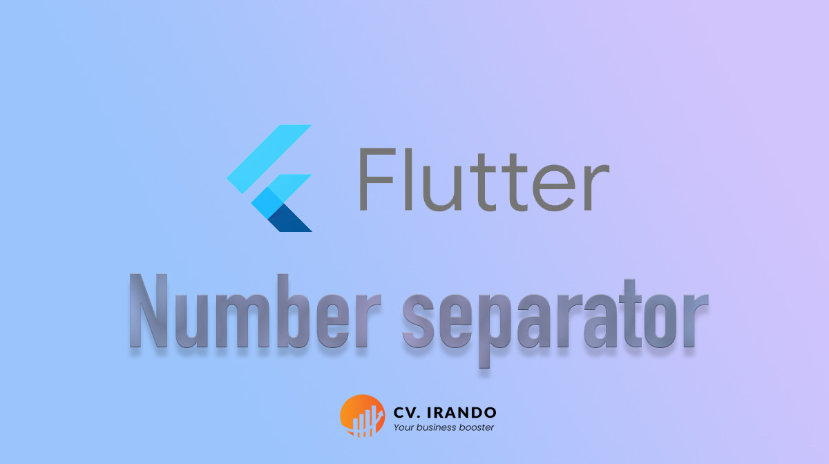 flutter number-separator